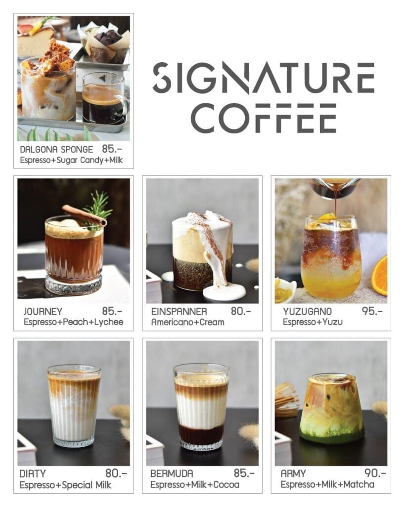 The Section Cafe SIGNATURE COFFEE